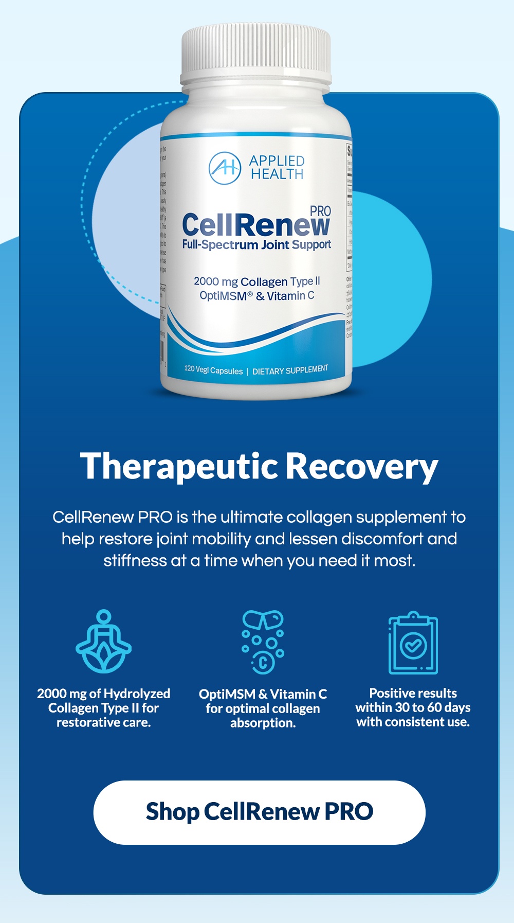 CellRenew PRO Ultimate Joint Support